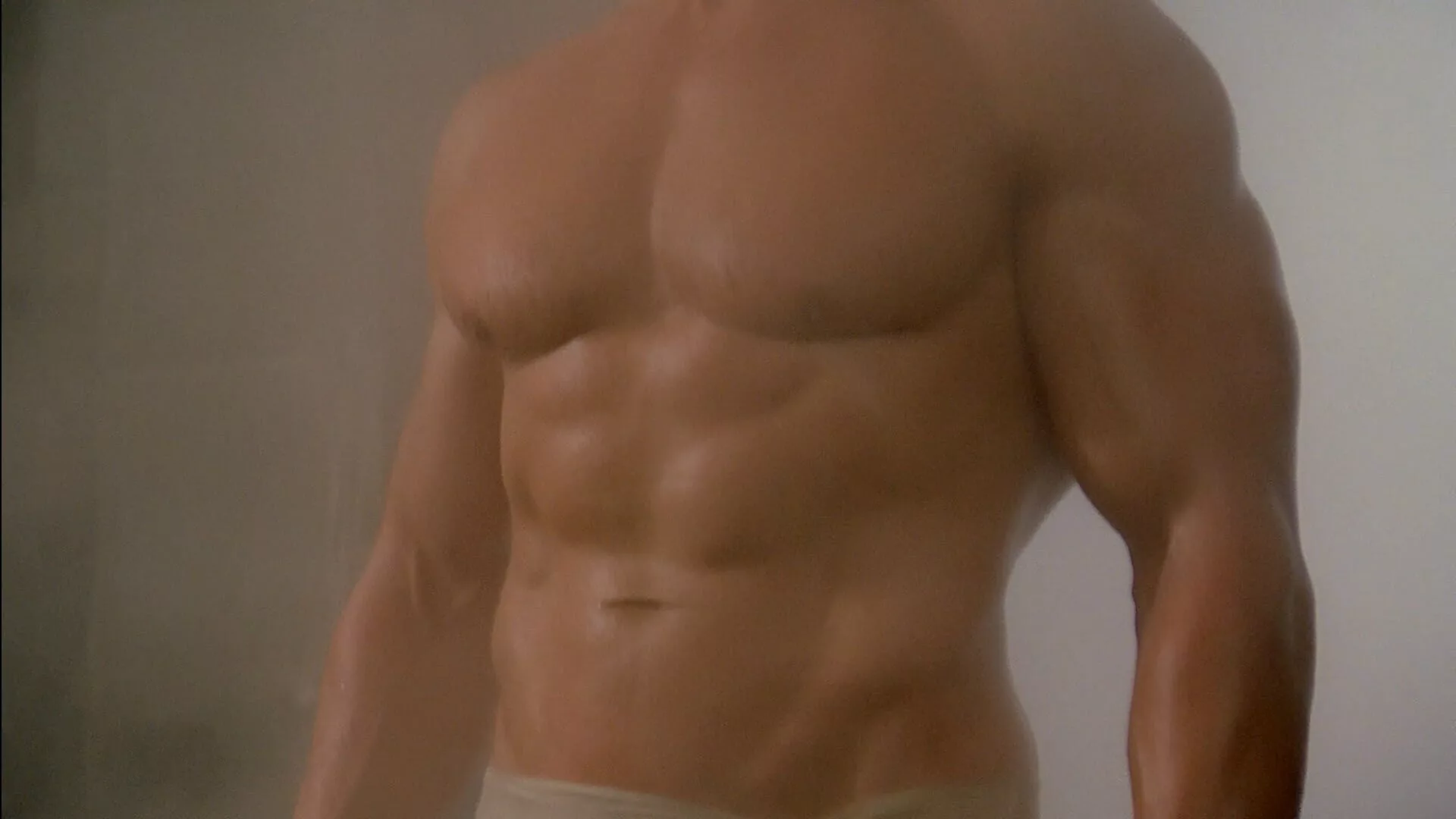 Arnold Schwarzenegger bare chest