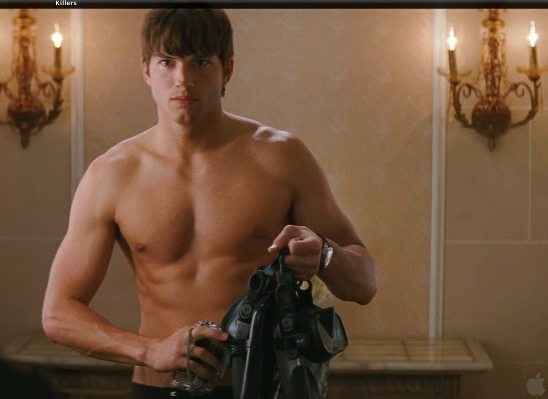 Ashton Kutcher sexy shirtless