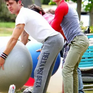 Dave Franco and Zac Efron butt