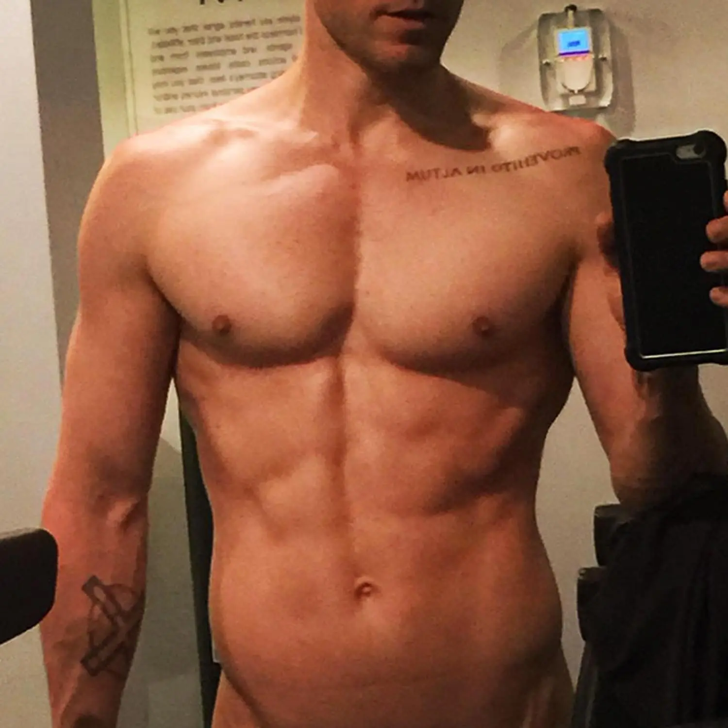 Jared Leto naked with abs