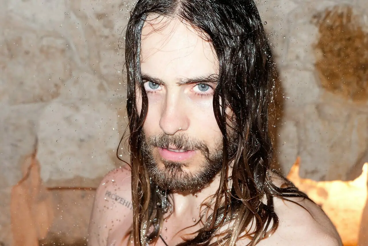 Jared Leto Poses Nude with Photographer Terry Richardson.
