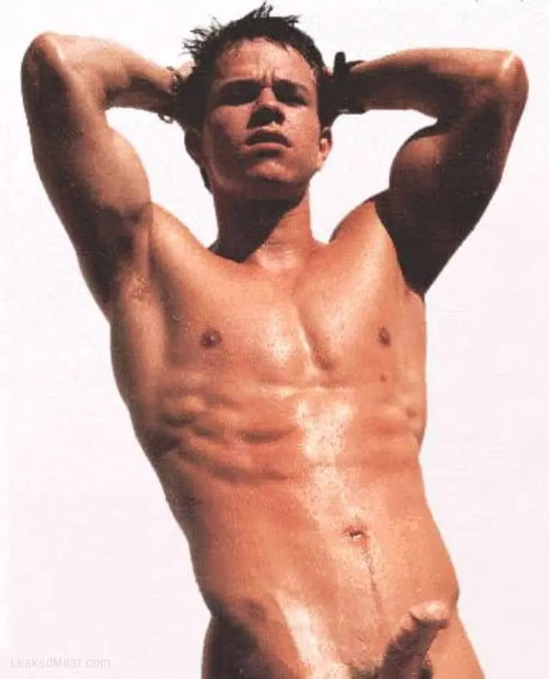 That's right, Marky Mark shows us what his package is made of and ...