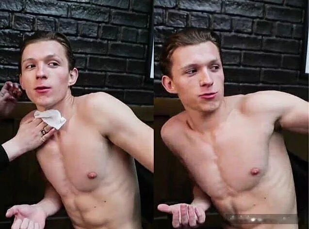 Tom Holland big muscles