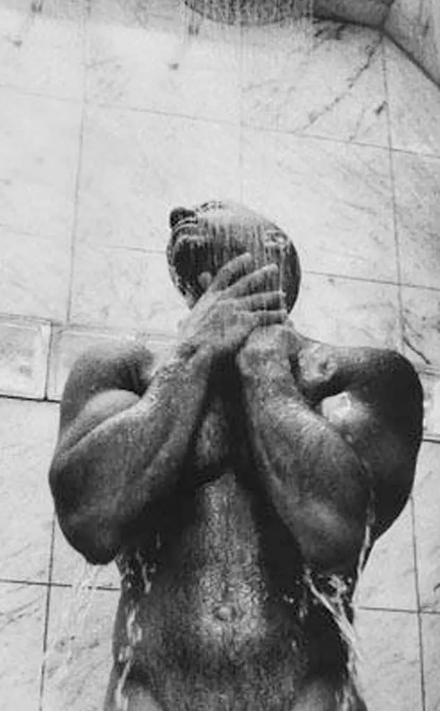 Vin Diesel naked in the shower