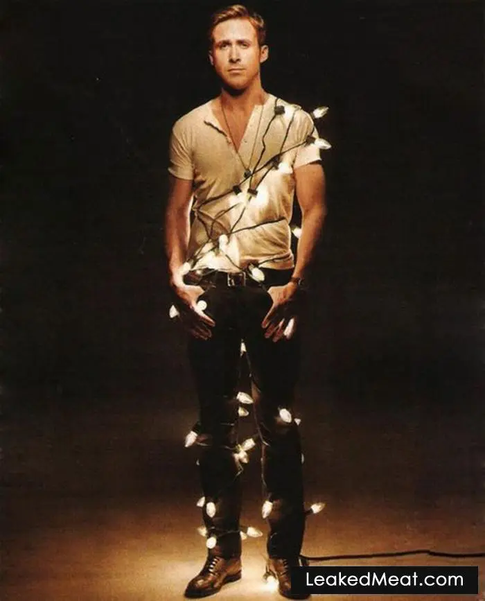 Ryan Gosling Christmas lights
