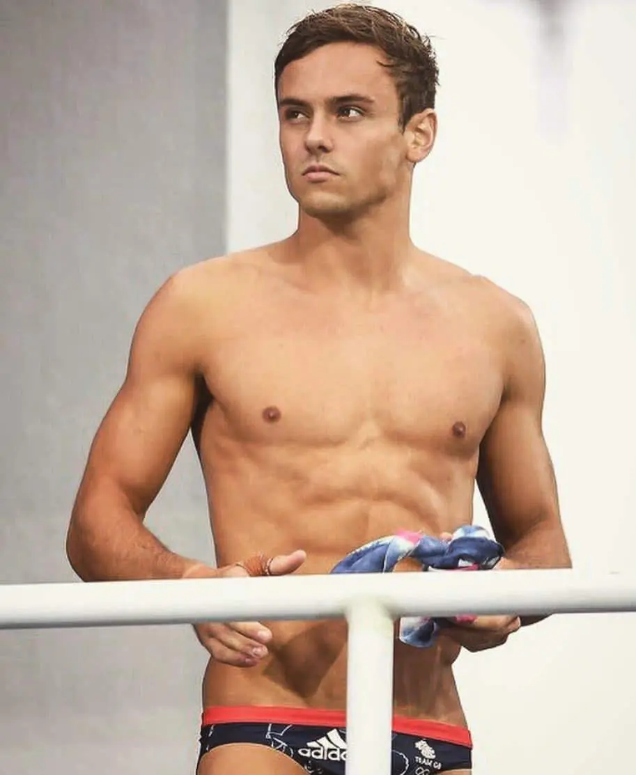 Tom Daley sexy chest