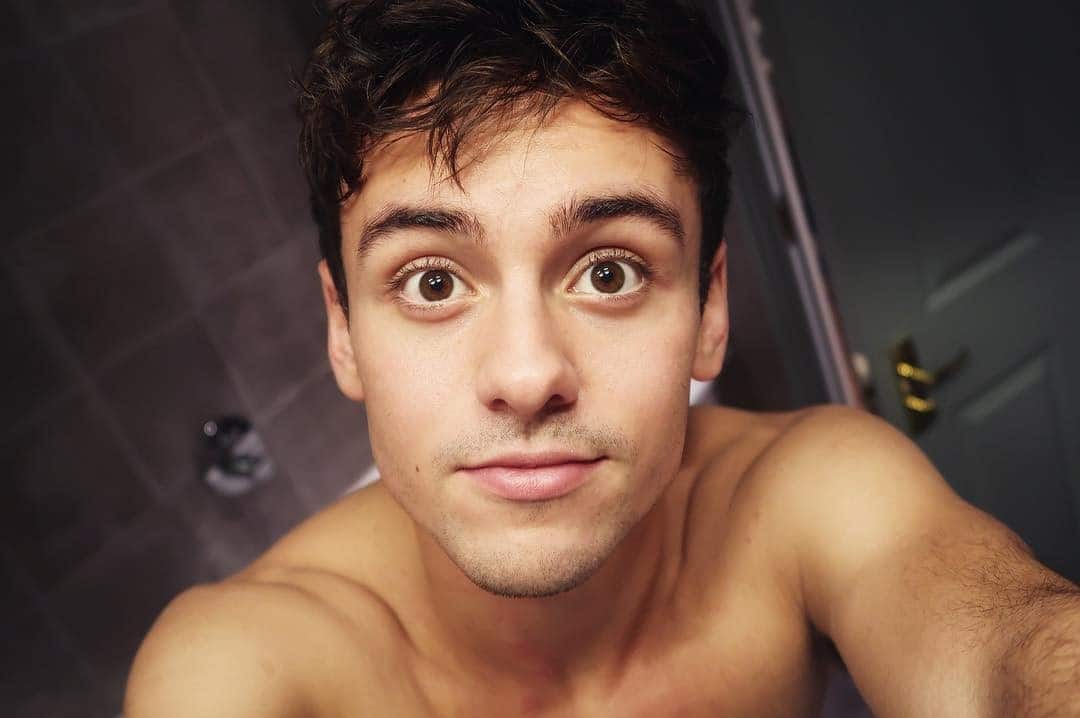 Tom Daley sexy smile
