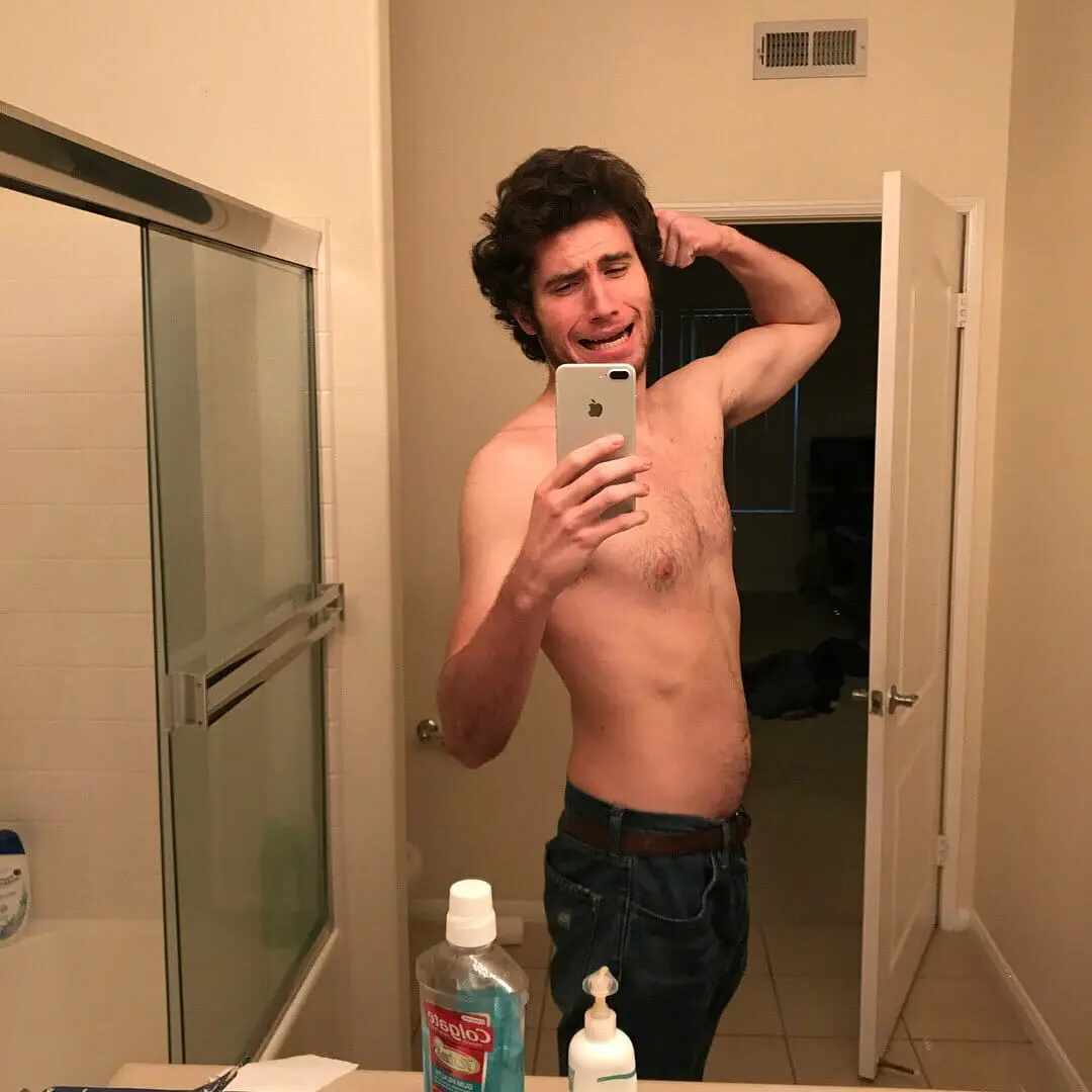 Brandon Calvillo shirtless
