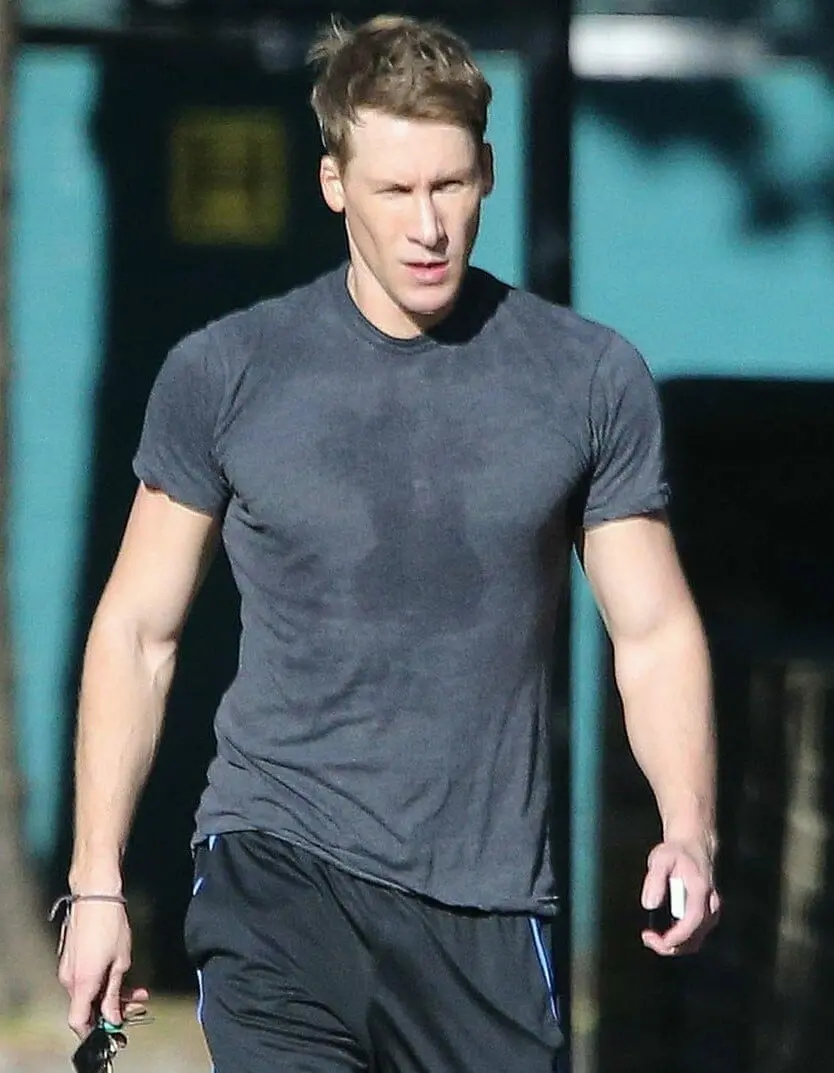 Dustin Lance Black muscular hot body