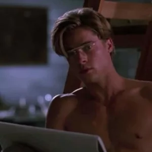 Brad Pitt shirtless picture