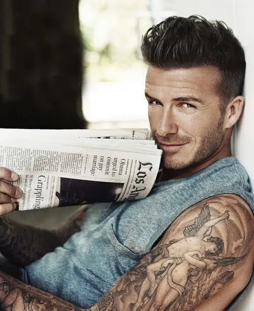 David Beckham biceps