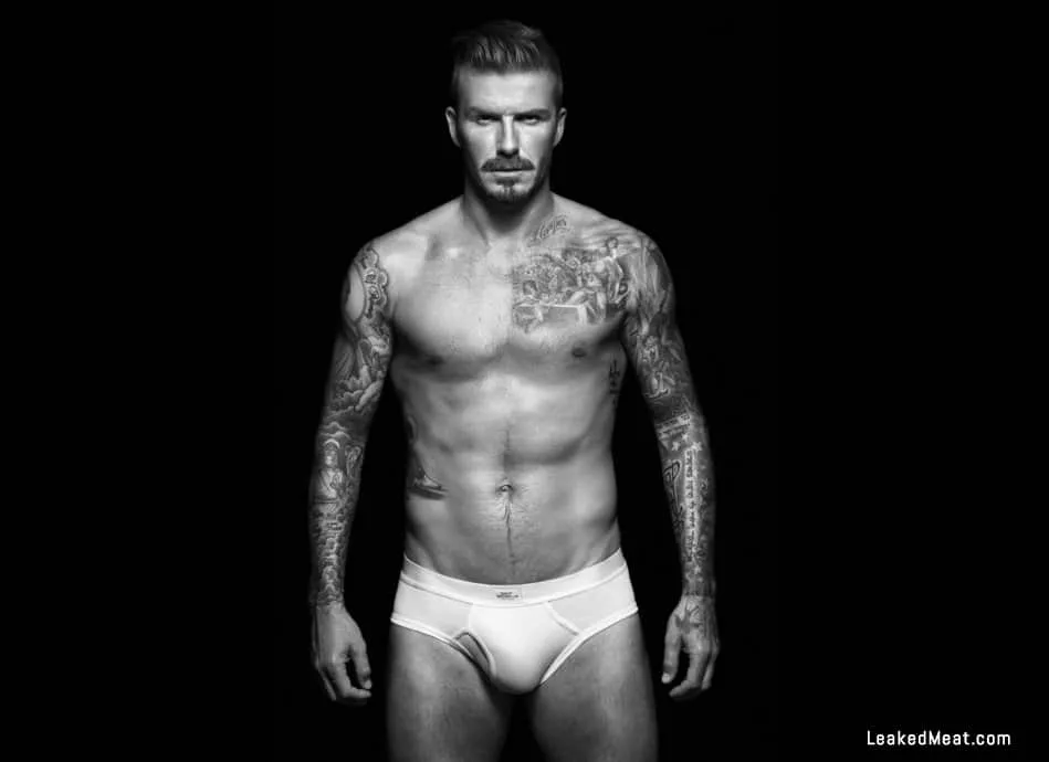 David Beckham big muscles