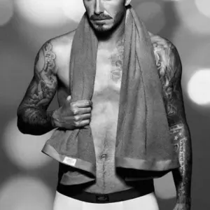 David Beckham bulge