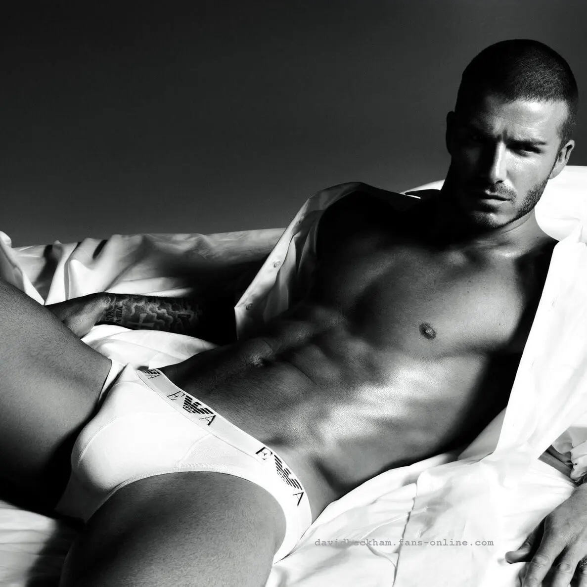 David Beckham naked photo
