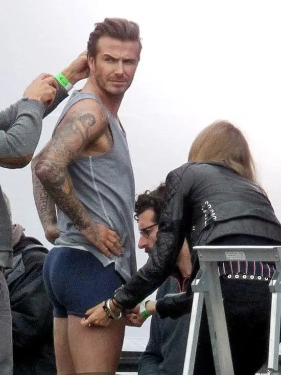 David Beckham photoshoot