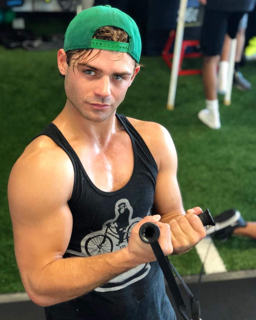 Garrett Clayton muscles