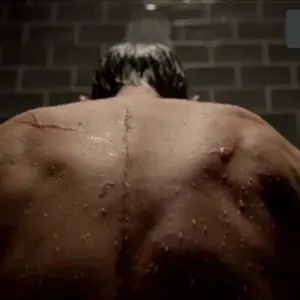 John Krasinski sexy shower time