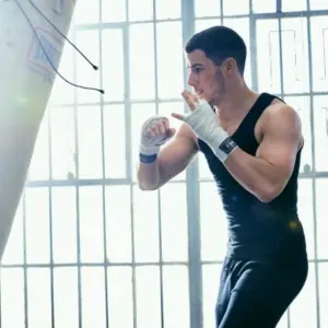 Nick Jonas big muscles