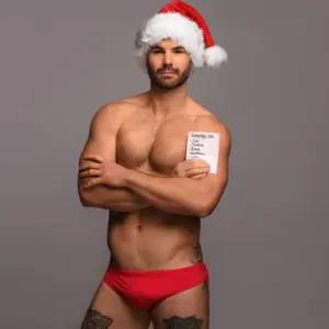 Simon Dunn sexy Christmas guy