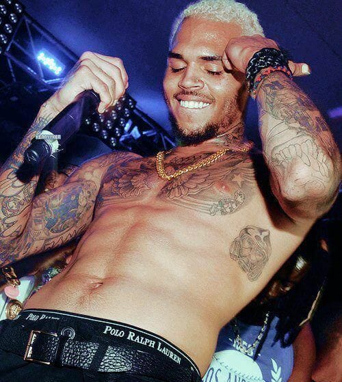Chris Brown bulge