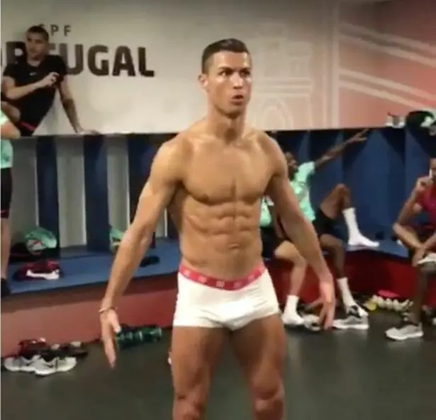 Cristiano Ronaldo underwear photoshoot