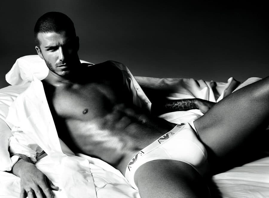 David Beckham Armani Underwear Photoshoot