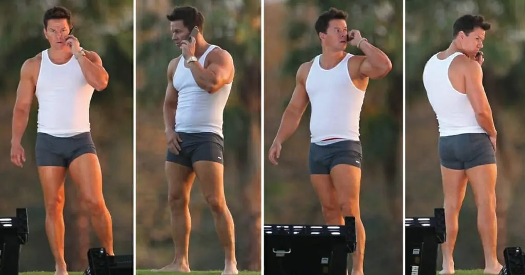 Mark Wahlberg underwear and big bulge