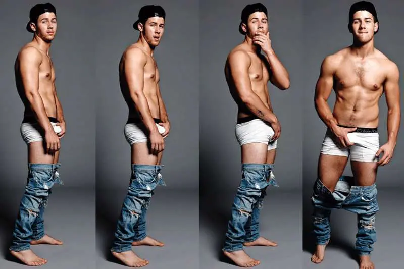 Nick Jonas underwear photoshoot