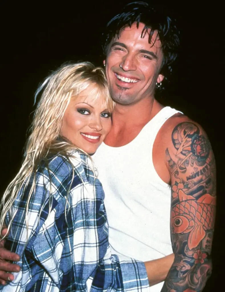 Tommy Lee and Pamela Anderson 1996