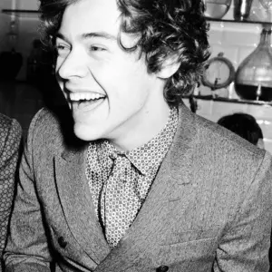 Harry Styles laughing