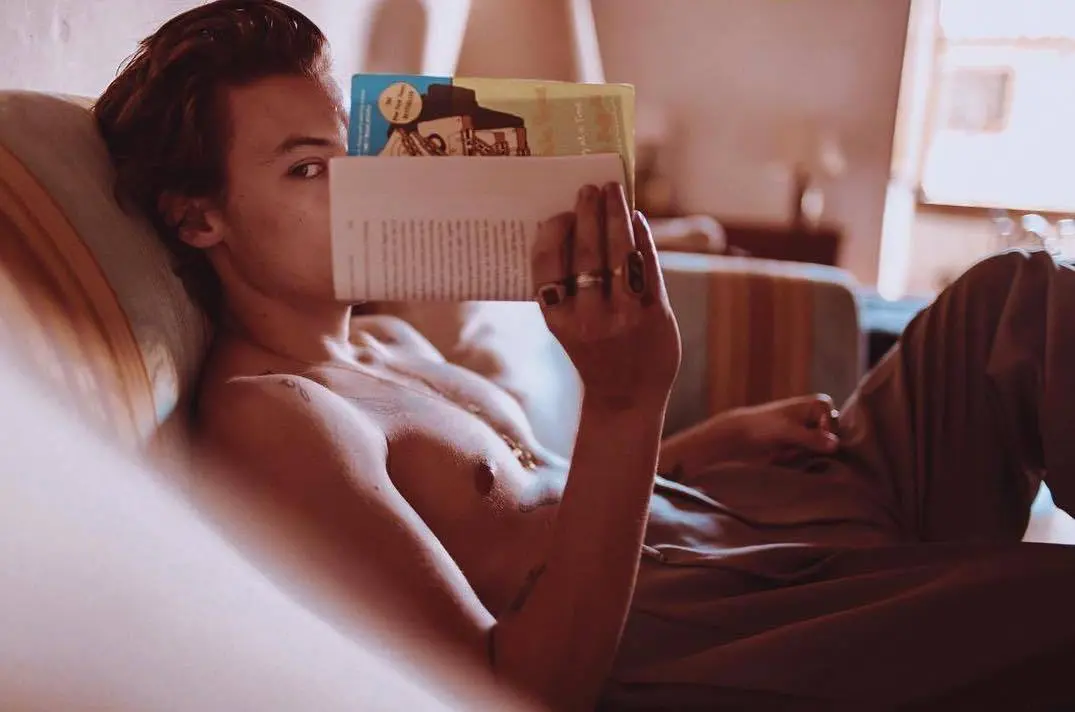 Harry Styles sexy reading
