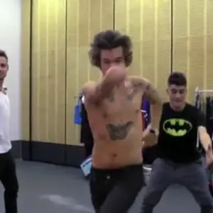 Harry Styles workout
