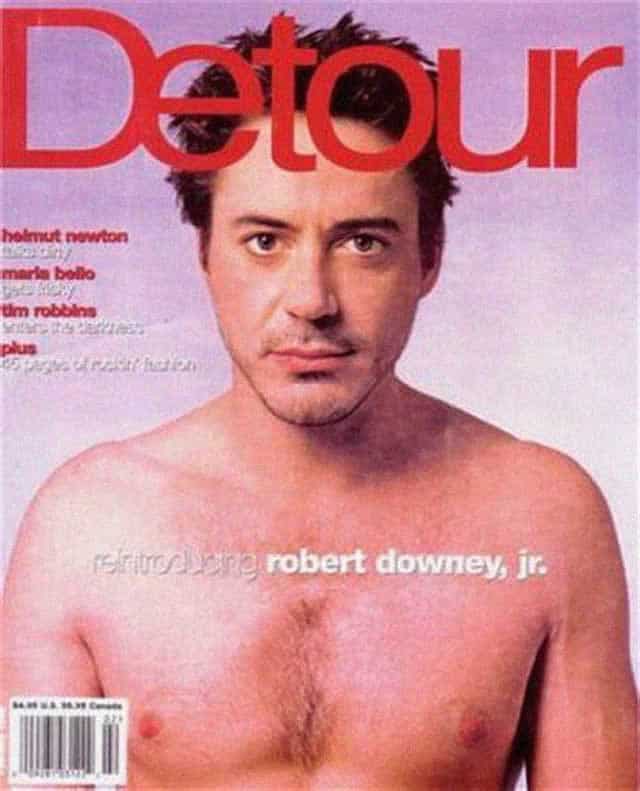 Robert Downey Jr uncut penis