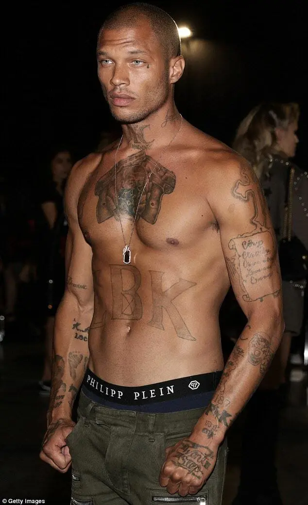 Jeremy Meeks shirtless and sexy