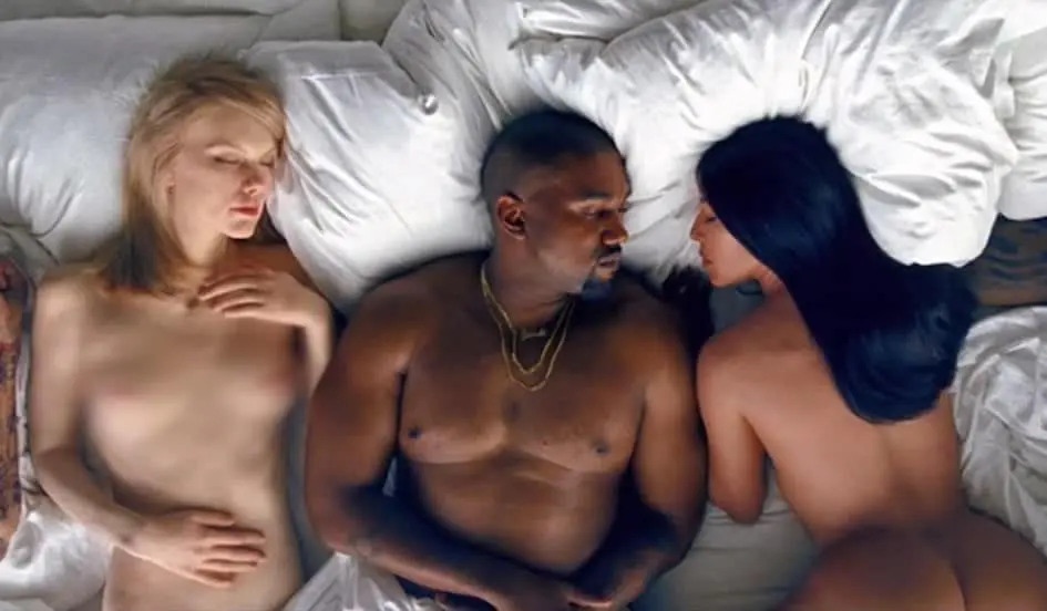 Kanye West naked with Kim Kardashian
