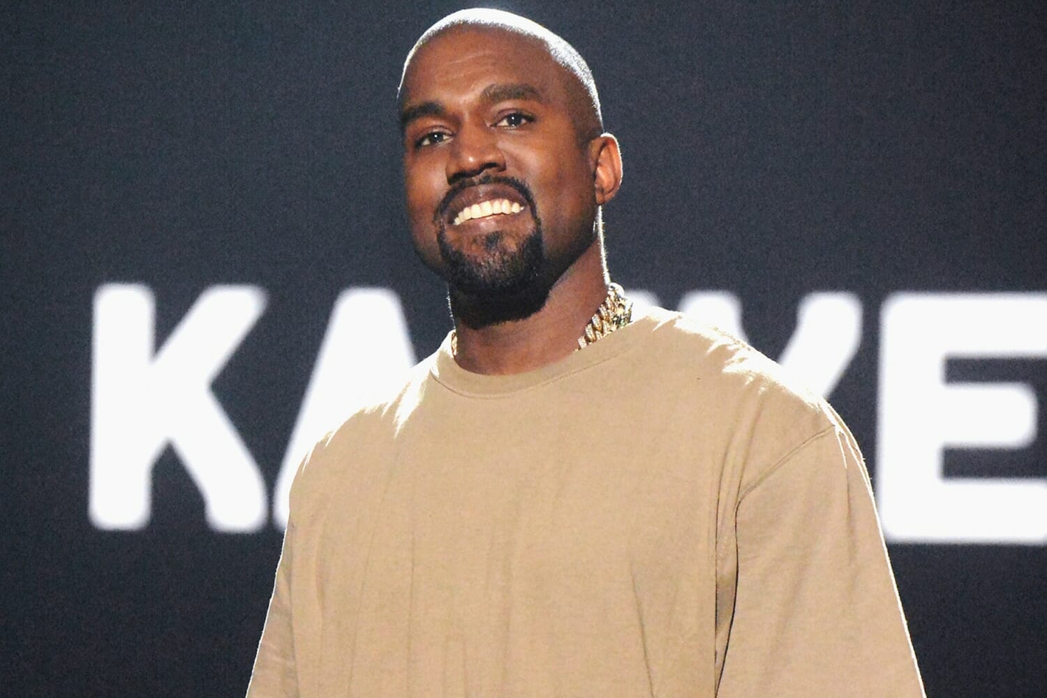 Kanye West handsome smile