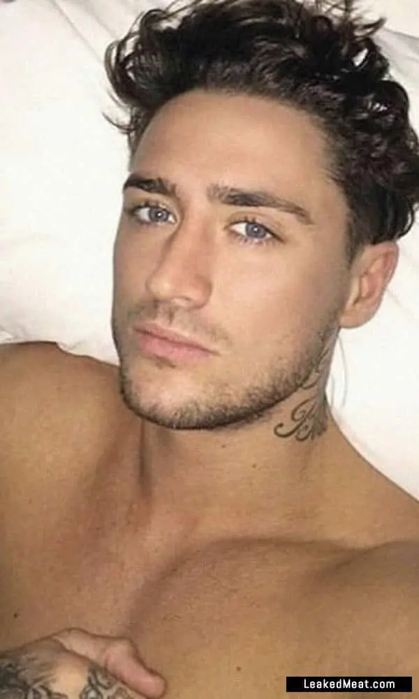 Stephen Bear naked in bed