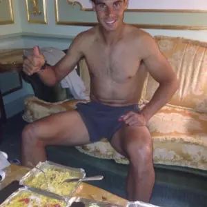 Rafael Nadal penis exposed