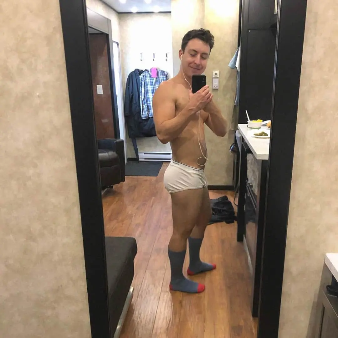 Brian Jordan Alvarez underwear selfie bulge