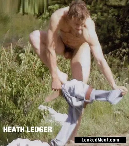Heath Ledger shirtless