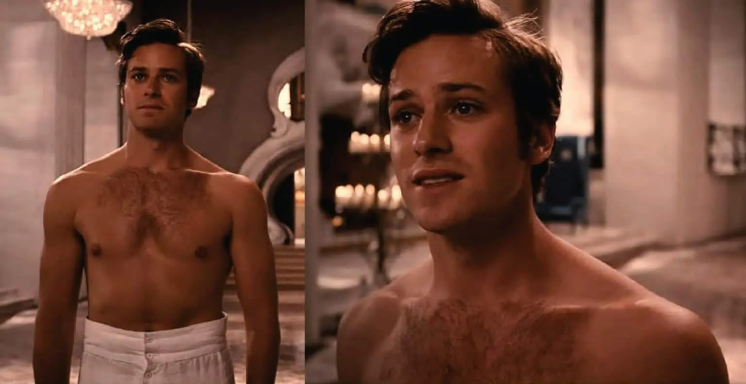 Armie Hammer full frontal