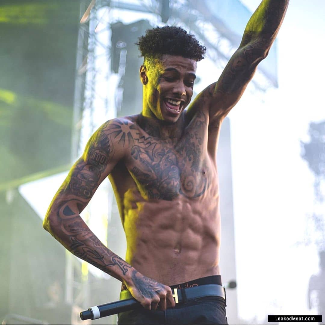 Blueface hard cock