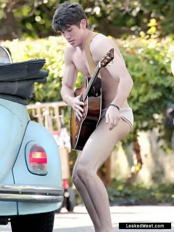 Carter Jenkins underwear guitar