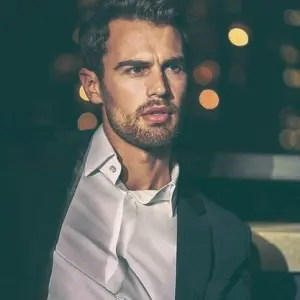 Theo James sexy suit