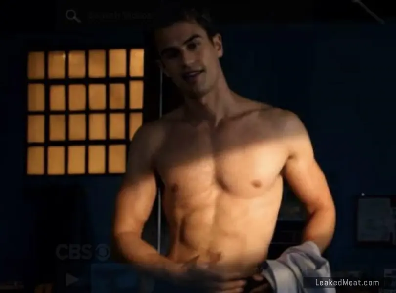 Theo James ripped abs and chest