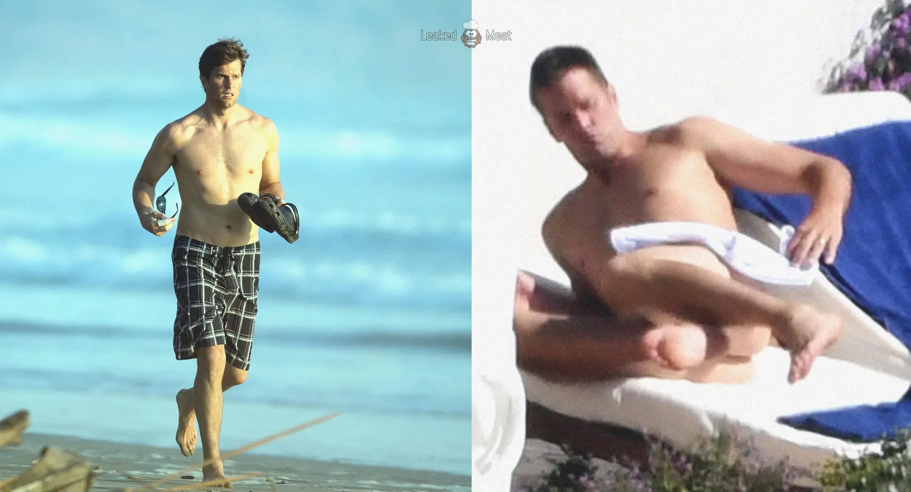 Tom Brady Nude Pictures - Paparazzi Catch His Big Dick! 