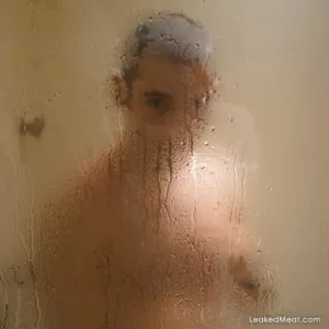 Julian Morris showering naked