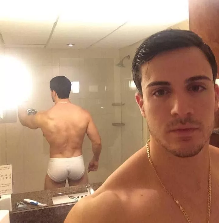 Philip Fusco underwear selfie